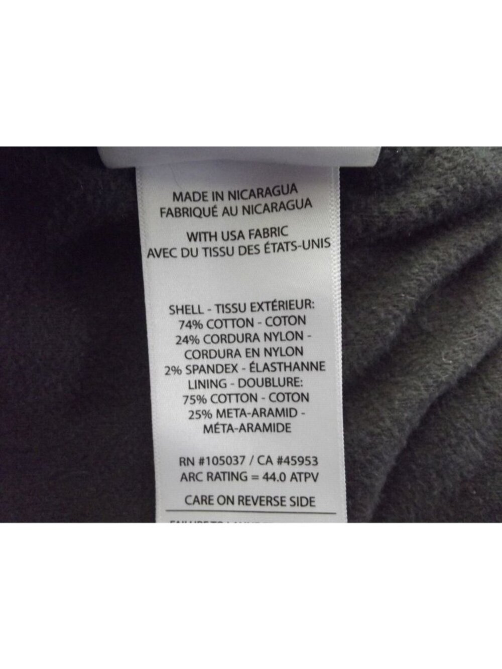 Ariat Jacket Mens 3XL Gray Flame Resistant DuraLight Stretch Canvas personalized - Picture 16 of 16